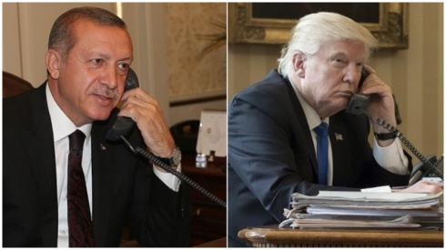 Trump û Erdogan derbarê agirbestê peyivîn