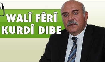 Waliyê Şirnexê xwe fêrî kurdî dike