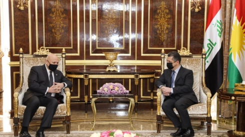 Serokwezîr li gel Serokê tîma lêkolînên tawanên DIŞIê civiya