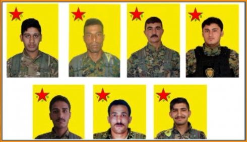 YPG: 7 Şervanan li Dêrezûrê canên xwe ji dest dayne