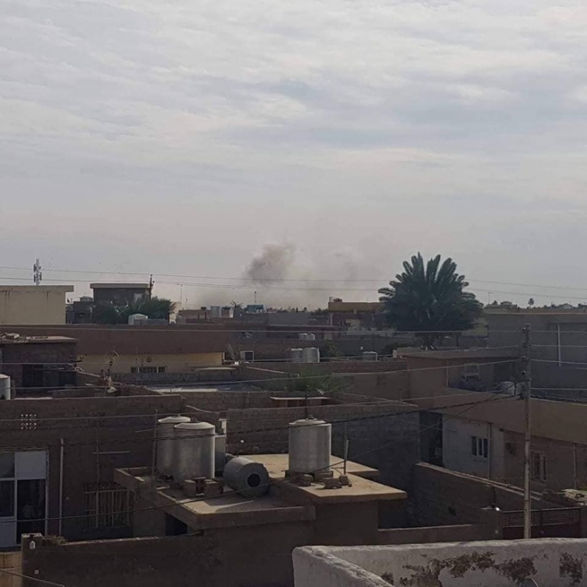  کۆگایەکی چەک و تەقەمەنیی حەشدی شەعبی لە خورماتوو تەقییەوە 