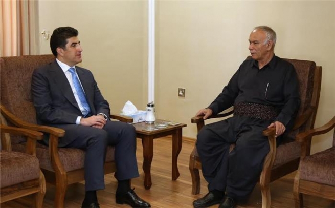 نێچیرڤان بارزانی سەردانی نەوشێروان مستەفا دەكات