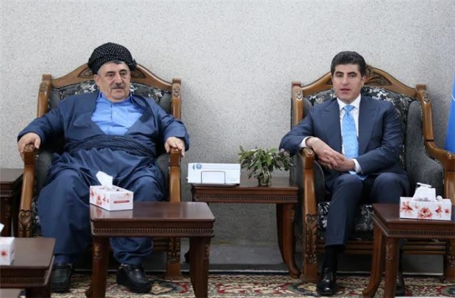 نێچیرڤان بارزانی سەردانی محەمەدی حاجی مەحموود دەكات