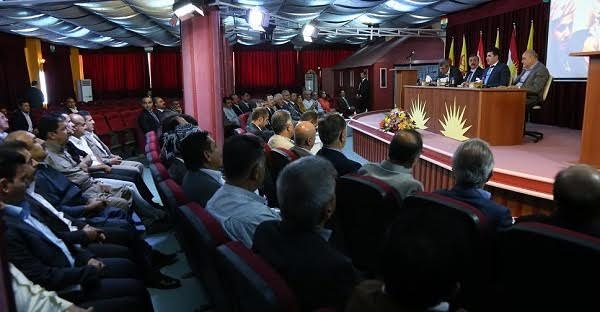 نێچیرڤان بارزانی لەگەڵ ئەنجوومەنی سەركردایەتیی پارتی لە سلێمانی كۆ بووەوە