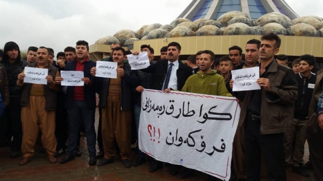  گەنجانی هەڵەبجە داوای زیندووکردنەوەی دۆسیەی تاریق رەمەزان دەکەن