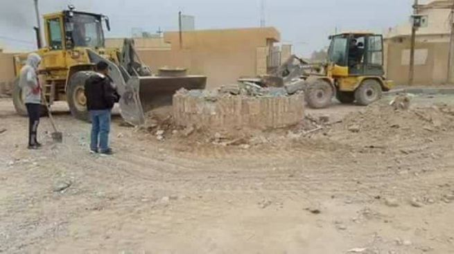 فولكه‌ى شه‌هیدێكى ئاسایش لە خورماتوو ڕووخێنرا