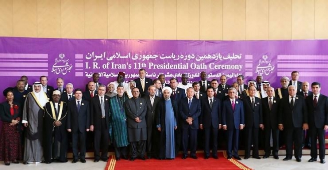 وێنەی نێچیرڤان بارزانی لە ریزی پێشەوەی دەیان سەرکردەی جیھانی