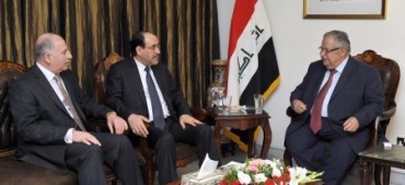 سه‌رۆك كۆمار له‌گه‌ڵ سه‌رۆكی ئه‌نجوومه‌نی نوێنه‌ران و سه‌رۆك وه‌زیرانی عێراق كۆبووه‌وه‌