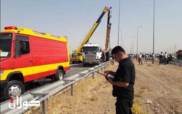 له‌ هه‌ولێر حه‌وت كه‌س به‌هۆى ڕووداوێكى هاتوچۆ بوونه‌ قوربانى