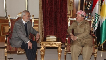 سه‌رۆكی هه‌رێمی كوردستان پێشوازی له‌ سه‌رۆكی ئه‌نجومه‌نی شورای حزبی ئیسلامی عیراقی ده‌كات