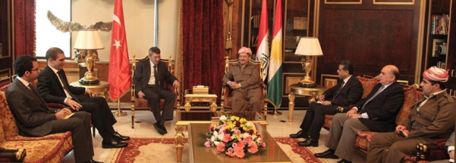 سه‌رۆكی هه‌رێمی كوردستان پێشوازی له‌ باڵیۆزی توركیا له‌ عیراق ده‌كات