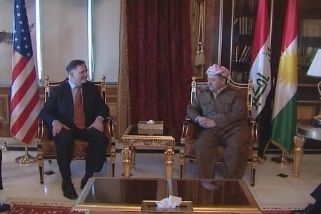 سه‌رۆكی هه‌رێمی كوردستان پێشوازی له‌ باڵیۆزی ئه‌مه‌ریكا له‌ عیراق ده‌كات