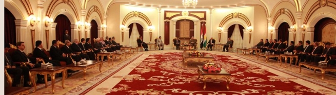 سه‌رۆكی هه‌رێمی كوردستان له‌گه‌ڵ نوێنه‌رانی وڵاتانی عه‌ره‌بی و ئیسلامی و بیانی له‌هه‌رێمی كوردستان كۆده‌بێته‌وه‌