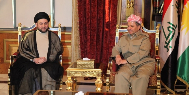 سه‌رۆكی هه‌رێمی كوردستان پێشوازی له‌ سه‌رۆكی ئه‌نجوومه‌نی باڵای ئیسلامی له‌ عێراق و شاندی یاوه‌ری ده‌كات