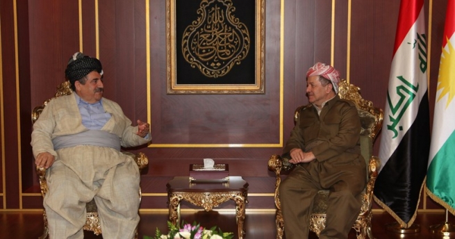 سه‌رۆكی هه‌رێمی كوردستان پێشوازی له‌ سكرتێری گشتی حزبی سۆسیالیست دیموكراتی كوردستان ده‌كات