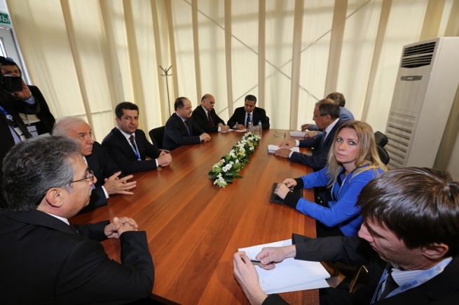 سه‌رۆكی هه‌رێمی كوردستان و وه‌زیری ده‌ره‌وه‌ی ڕووسیا كۆبوونه‌وه‌