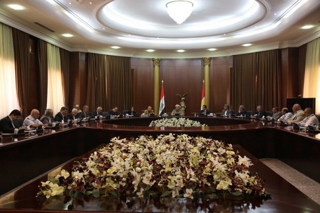 سەرۆكی هەرێمی كوردستان لەگەڵ شاندێكی پارتی دیموكراتی كورد لە سووریا (الپارتی) كۆبوویەوە