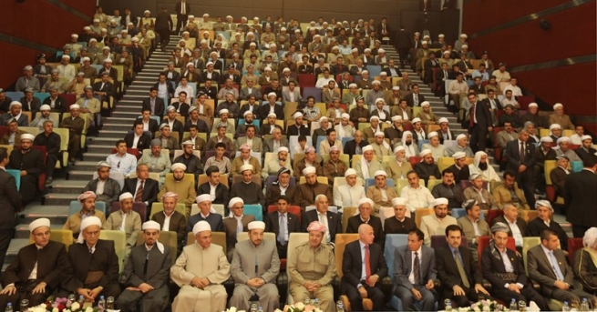 سەرۆكی هەرێمی كوردستان لەگەڵ ژمارەیەك لە مامۆستایانی ئایینی كۆبۆیەوە