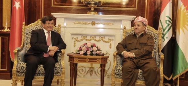 سەرۆكی هەرێمی كوردستان پێشوازی لە وەزیری دەرەوەی توركیا كرد