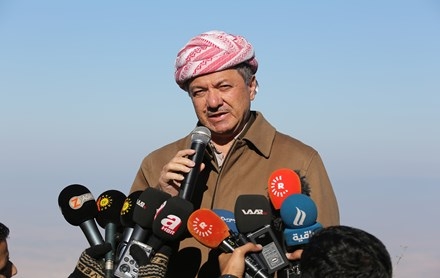 پەیامی سەرۆك بارزانی بۆ ڕزگاربوونی كۆبانێ لە دەستی تیرۆریستان