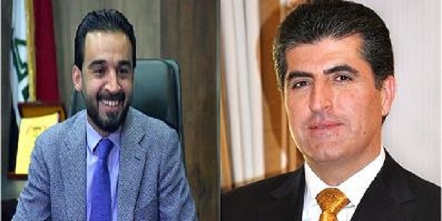  	 نێچیرڤان بارزانی پیرۆزبایی له‌ محه‌مه‌د ئه‌لحه‌لبووسی ده‌كات