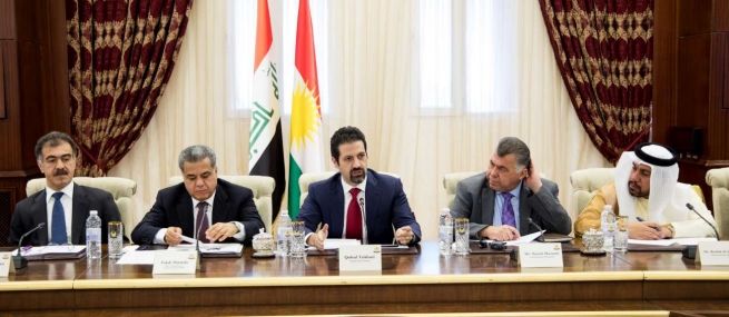 قوباد تاڵه‌بانی لەگەڵ کونسڵ و نوێنەرانی وڵاتانی جیهان کۆبووەوە