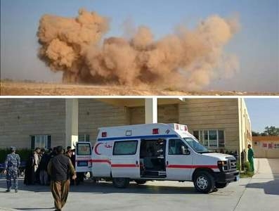 خانەقین؛ بۆمبێک دەست و قاچی ھاوڵاتیەکی پەڕاند