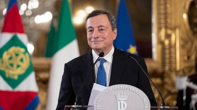 ماریۆ دراگی وەک سەرۆک وەزیرانی نوێی ئیتاڵیا سوێندی یاسایی خوارد