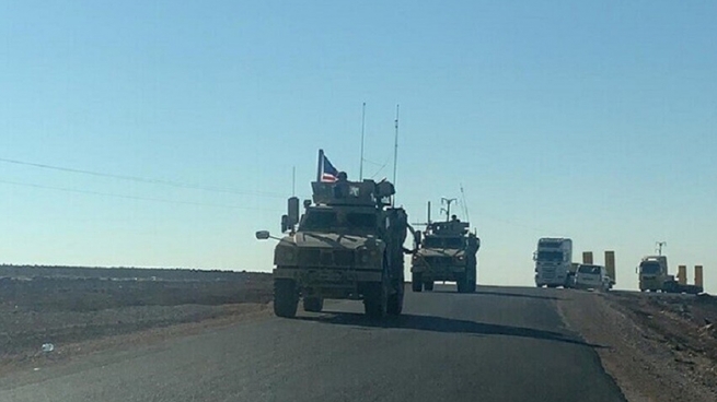 كاروانێكی دیكه‌ی پشتیوانی لۆجستی ئه‌مه‌ریكا ره‌وانه‌ی دێرزوور كرا