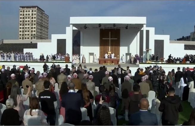 پاپای ڤاتیكان گه‌وره‌ترین رێوڕه‌سمی ئایینی له‌ هه‌ولێر به‌ڕێوه‌برد