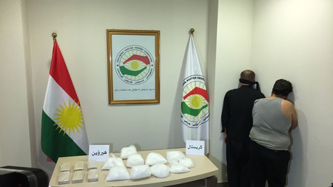 له‌ هه‌ولێر دوو تۆمه‌تباری‌ مادده‌ی هۆشبه‌ر ده‌ستگیركران