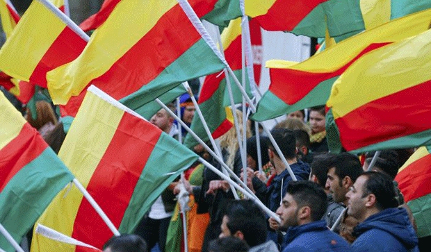 كوردانی نیشتەجێی ئەڵمانیا لەدژی ئەردۆغان و ریفراندۆم خۆپیشاندانیان ئەنجامدا 