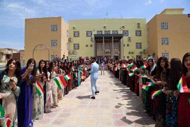 دهۆك.. ڕێكخراوێكى ئه‌ڵمانى دوو قوتابخانه‌ى 27 پۆلی درووست كرد