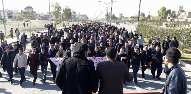ده‌سته‌ى داكۆكى له‌ زانكۆ و په‌یمانگاكان شێواز و شوێنى ناڕه‌زایه‌تییه‌كانیان ده‌گۆڕن 