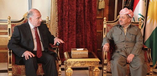 نوجێفی گه‌یشته‌ هه‌ولێرو دوایین پێشنیازی مالیكی ده‌داته‌ بارزانی‌