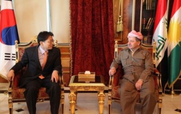 سه‌رۆكى هه‌رێمى كوردستان پێشوازیى له‌ باڵیۆزى نوێى كۆریاى باشوور له‌ عێراق كرد