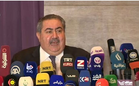 هۆشیار زێباری: دەوڵەتی یاسا و مالیکی لە پشت سەندنەوەی متمانە بوون لە من 