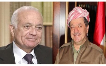 سه‌رۆكی هه‌رێمی كوردستان په‌یوه‌ندییه‌كی ته‌له‌فۆنی له‌ ئه‌مینداری گشتی جامیعه‌ی عه‌ره‌بیه‌وه‌ پێگه‌یشت