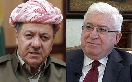 فوئاد مەعسووم سەرەخۆشیی لە بارزانی دەكات 