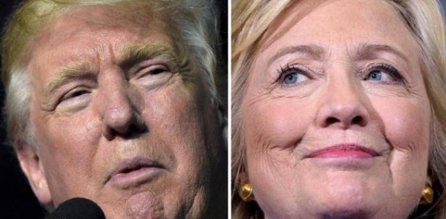 بۆ یه‌كه‌مجاره‌ له‌ ڕاپرسییه‌كدا ترامپ به‌سه‌ر هیلارى كلینتۆندا سه‌رده‌كه‌وێت 