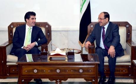  نێچیرڤان بارزانی و نووری مالیکی کۆبوونەوە 