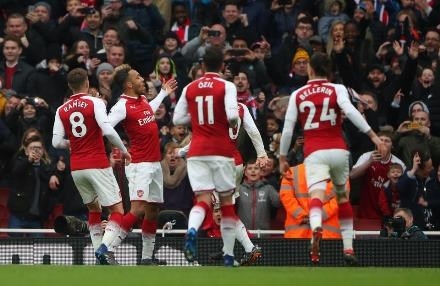  ئارسیناڵ سەرکەوتنێکی گەورەی بەدەستهێنا 