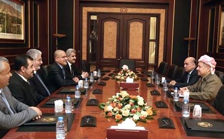  بارزانی و شاندی دانوستاندنكاری یەكگرتوو كۆدەبنەوە 