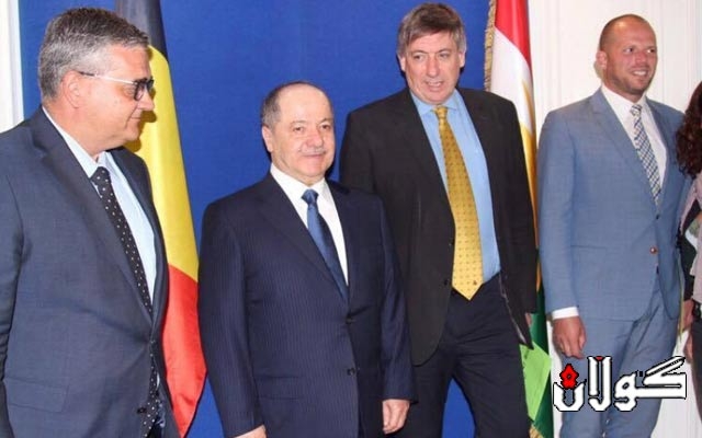 سەرۆك  بارزانی سەردانی وەزارەتی بەرگریی بەلجیکا دەکات 