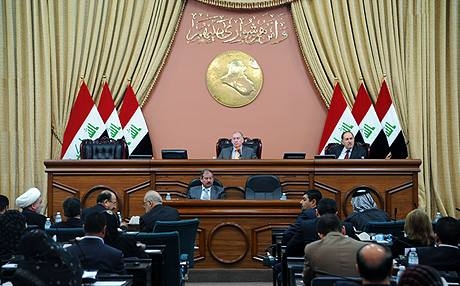  دانیشتنی پەرلەمانی عێراق گرێدەدرێت بە رێككەوتنی لایەنەكان