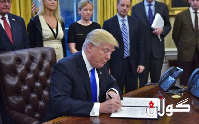 ترەمپ بەرگری لە بڕیارەكەی دەكات