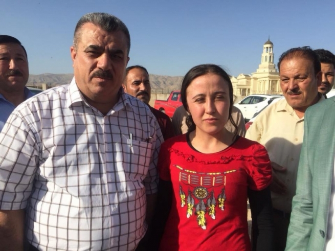 كچ و كوڕێكی رفێندراوی ئێزیدی ڕزگار كران