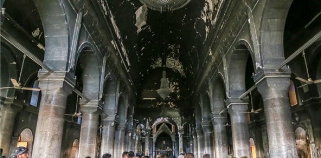 بەوێنە.. گەورەترین کڵێسەی ڕۆژهەڵاتی ناوڕاست لە مووسڵ لە دەستی داعش ڕزگار کرا 