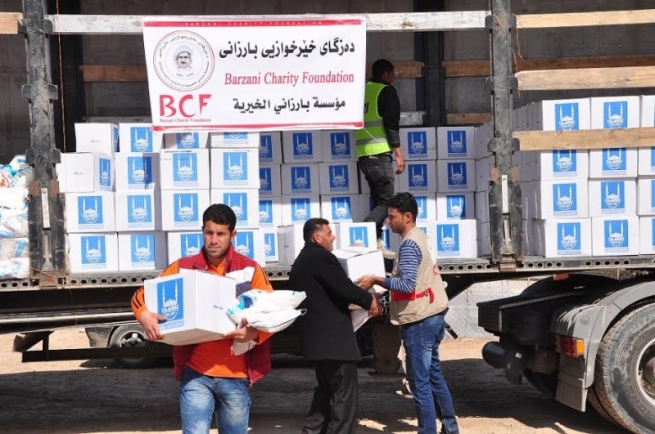 دەگای خێرخوازیی بارزانی خۆراک و شیری بۆ 3 ھەزار خێزان دابین کرد