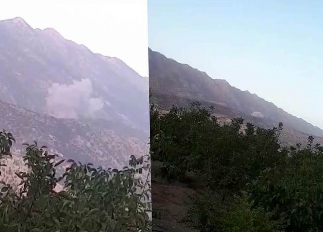 تورکیا لە کاژێرێکدا چوار جار چیای گارە بۆردوومان دەکات